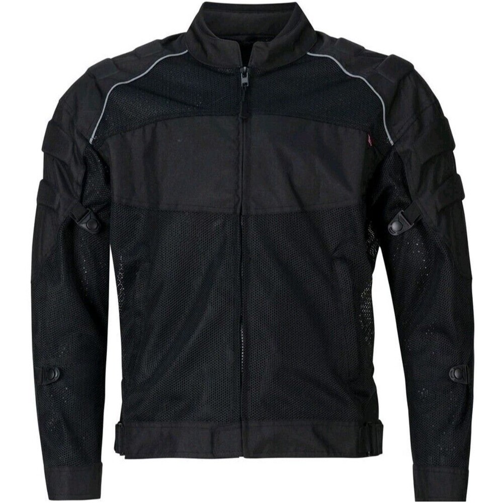 NWT Noru Kaze Mesh Motorcycle Jacket Medium Black CE Armor Riding Jacket